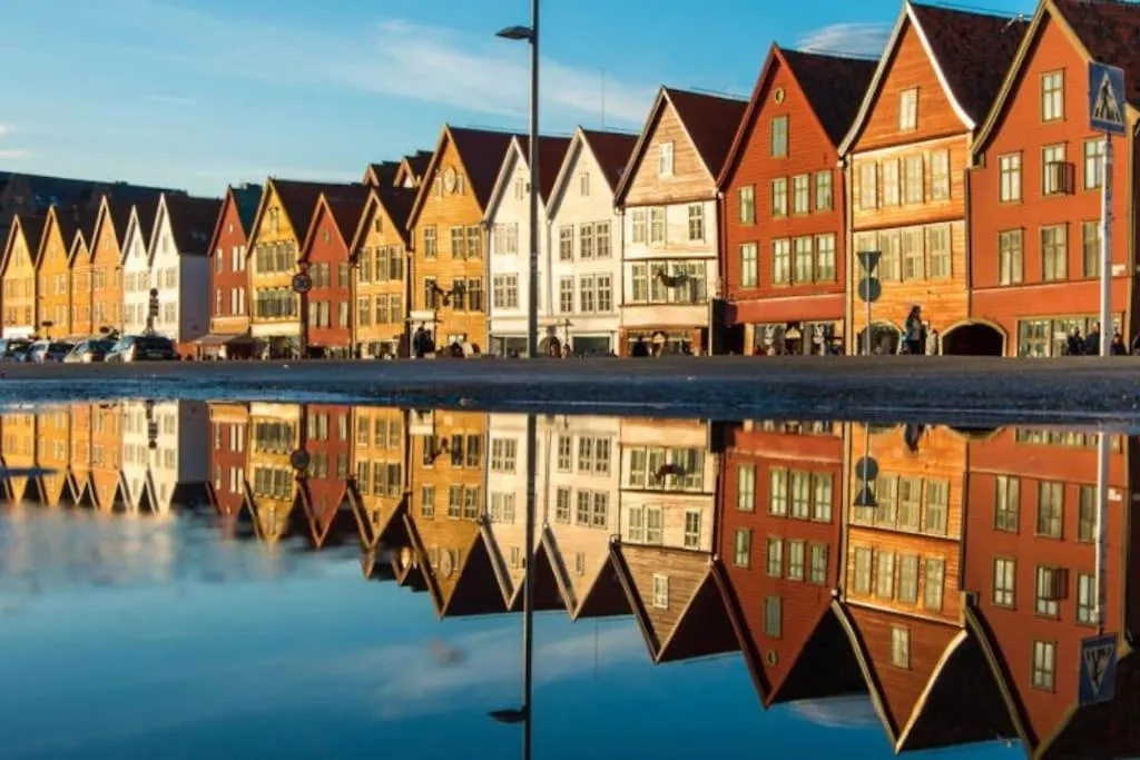 Apartament Flat In Bergen House With Outstanding Roof Terrace Norwegia